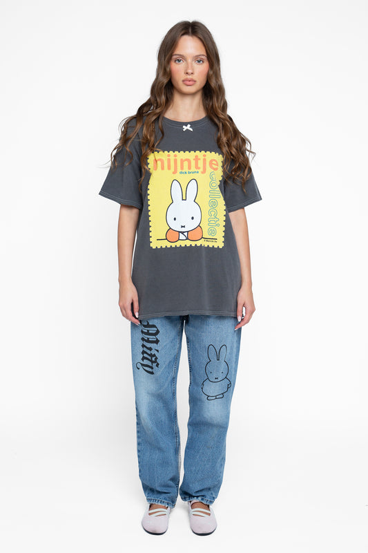 Miffy x Daisy St. Graphic Oversized Tee