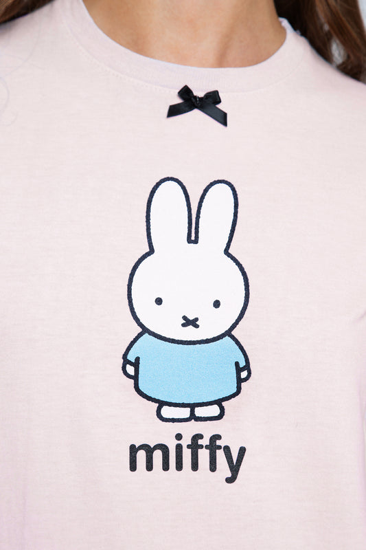 Miffy X Daisy St. Dusky Pink Baby Tee