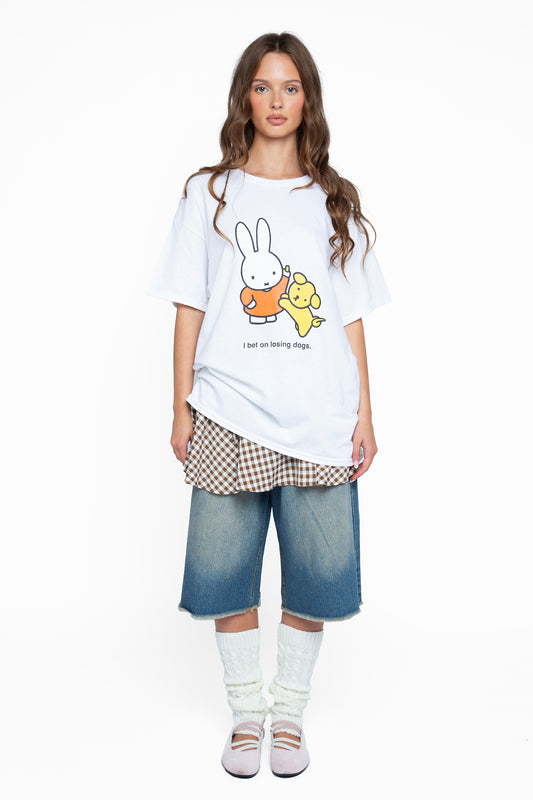 Miffy x Daisy St. I Bet On Losing Dogs Tee