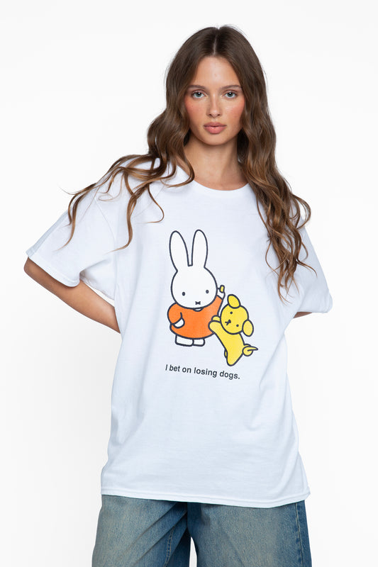 Miffy x Daisy St. I Bet On Losing Dogs Tee