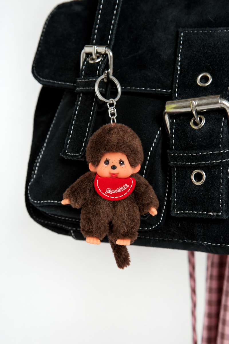 Monchhichi Red Keychain