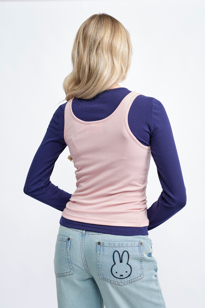Miffy x Daisy St. Double Layer Top