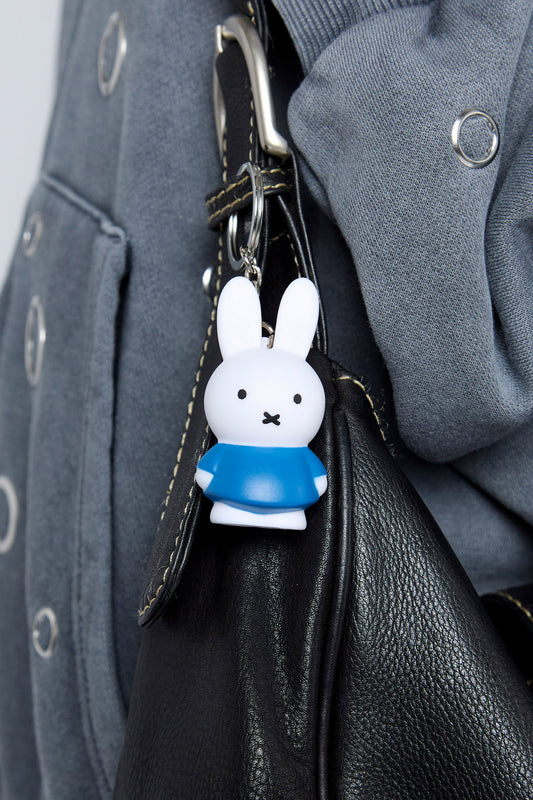Miffy Blue Tee Charm Keychain
