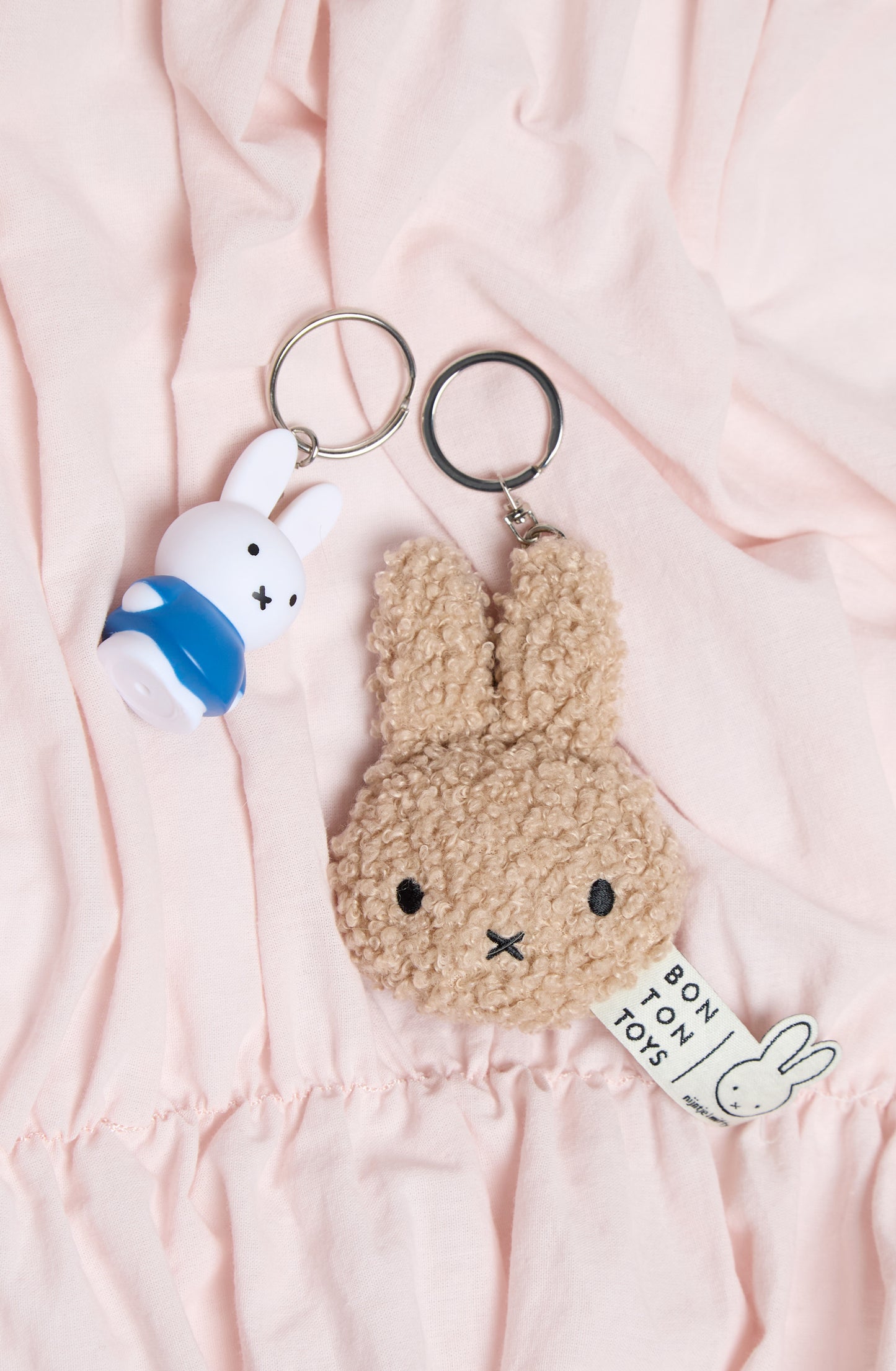 Miffy Blue Tee Charm Keychain