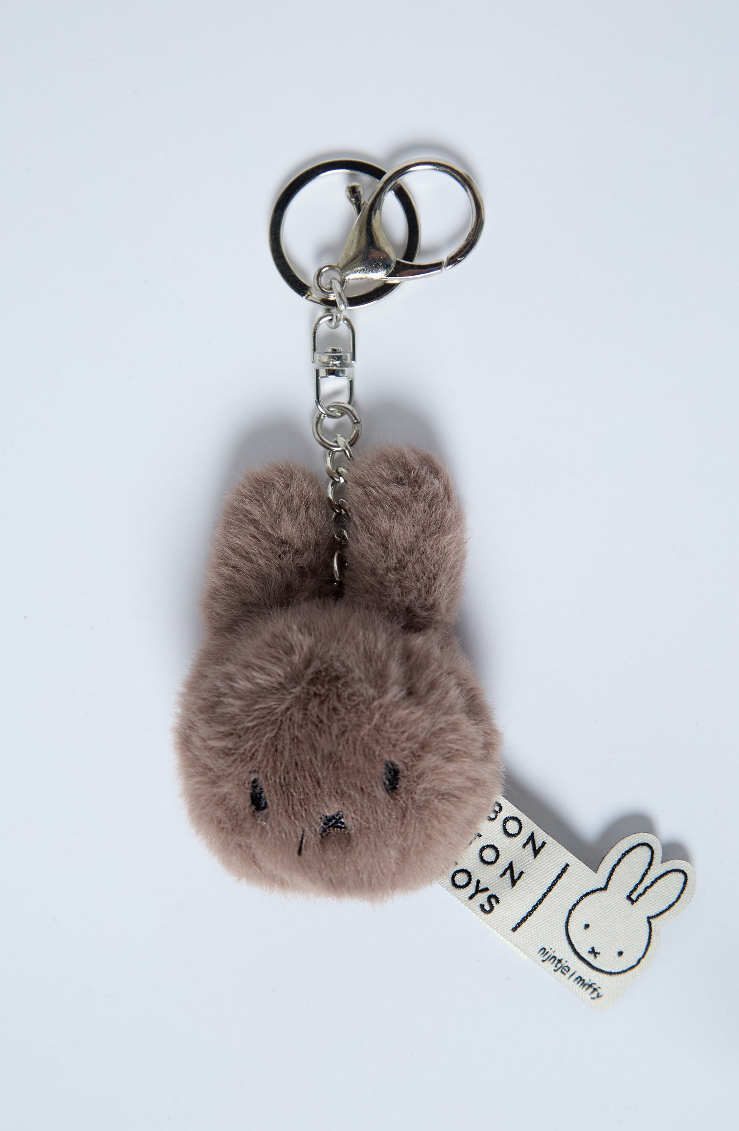 Miffy Faux Fur Plushy Keychain