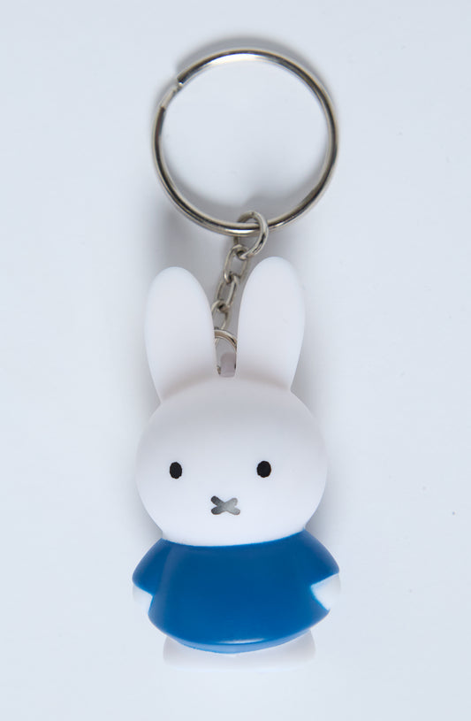 Miffy Blue Tee Charm Keychain