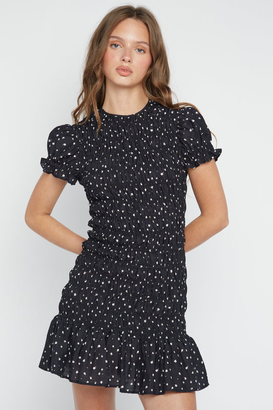 Loetta Ditsy Floral Mini Dress