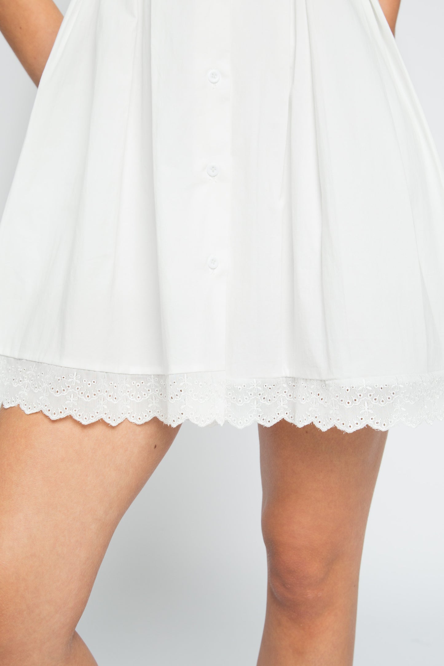 Teacup White Mini Dress