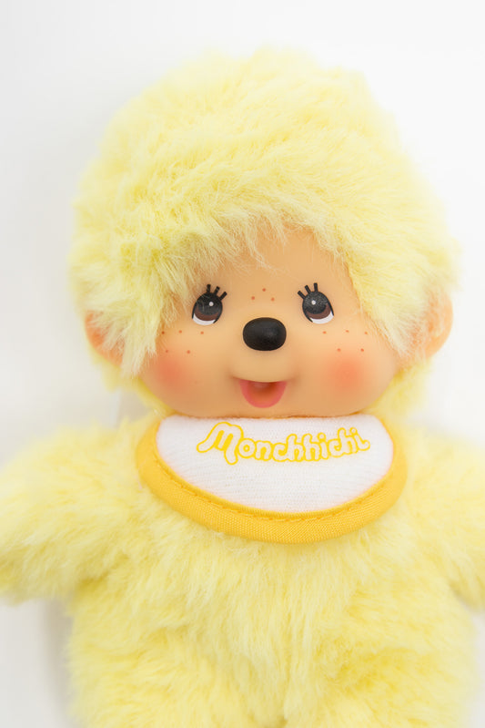 Monchhichi Yellow Beanie Plushie