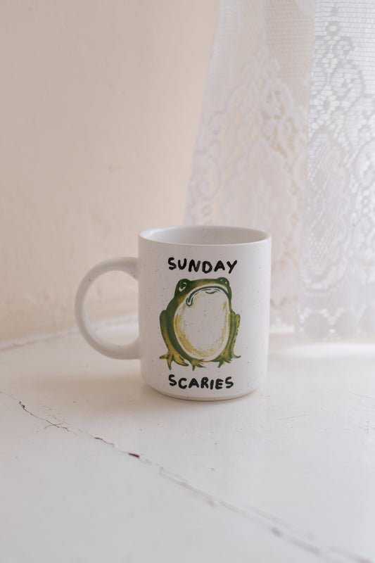 Sunday Scaries Frog Mug