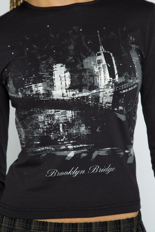 Midnight Long Sleeve Top