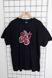 Daisy Street Licensed Relaxed T-Shirt With Lucky Girl Print