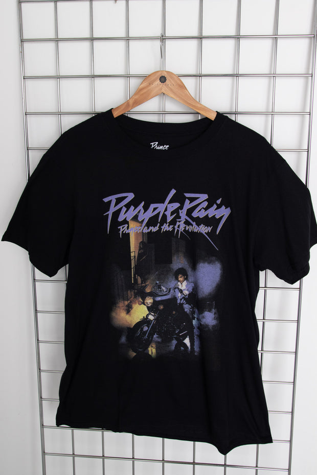 Daisy Street Licensed Relaxed T-Shirt With Purple Rain Prince Print