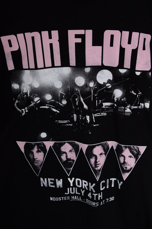 Daisy Street Licensed Relaxed T-Shirt With Pink Floyd New York Print