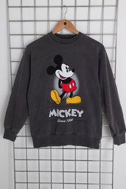 Daisy Street Sweatshirt With Mickey Mouse Print