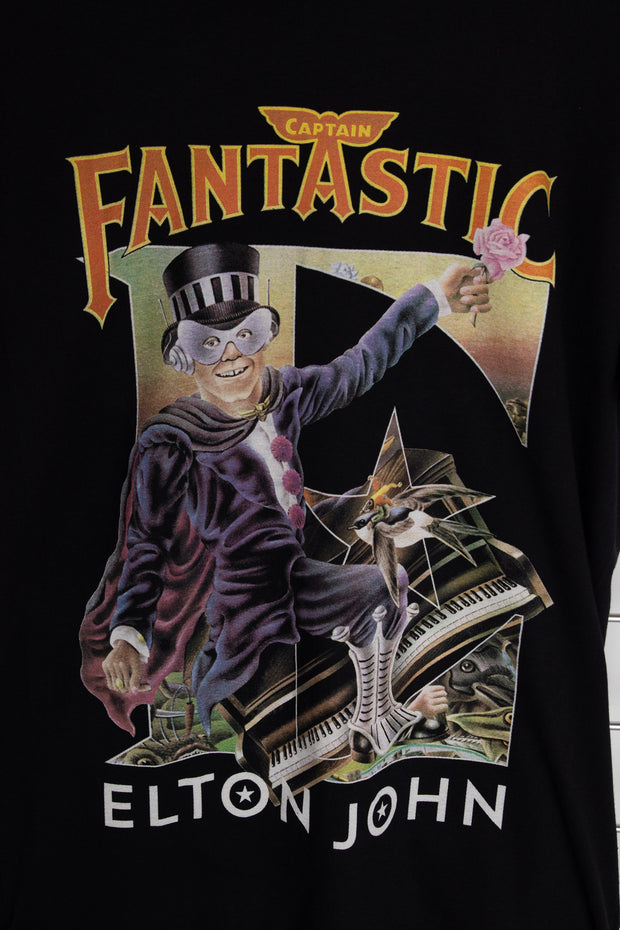 Daisy Street Licensed Relaxed T-Shirt With Elton John 'Captain Fantastic' Print