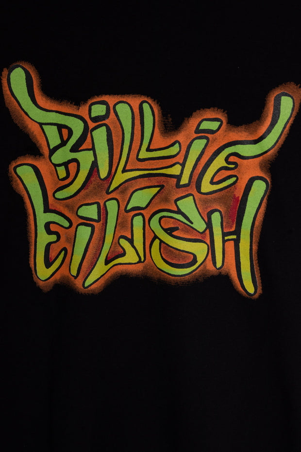 Daisy Street Licensed Relaxed T-Shirt With Billie Eilish Graffiti Print