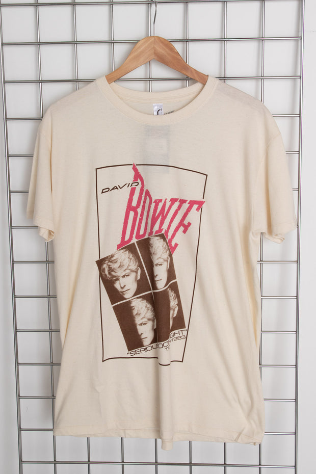 Daisy Street Licensed Relaxed T-Shirt With Bowie Serious Moonlight Print