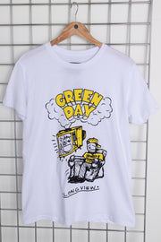 Daisy Street Licensed Relaxed T-Shirt With Green Day Longview Print