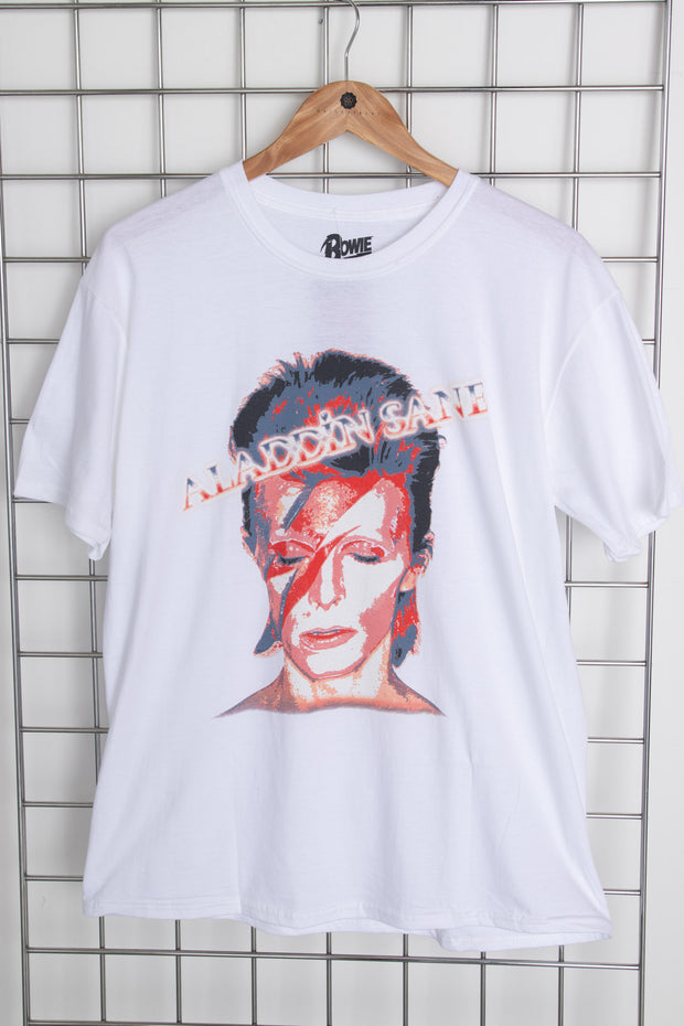 Daisy Street Licensed Relaxed T-Shirt With Bowie Aladdin Sane Print