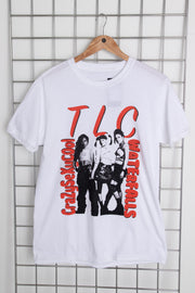 Daisy Street Licensed Relaxed T-Shirt With TLC Print