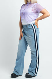 Daisy Street Denim Jeans with Stripe