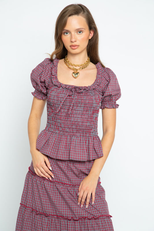 Katerina Shirred Blouse