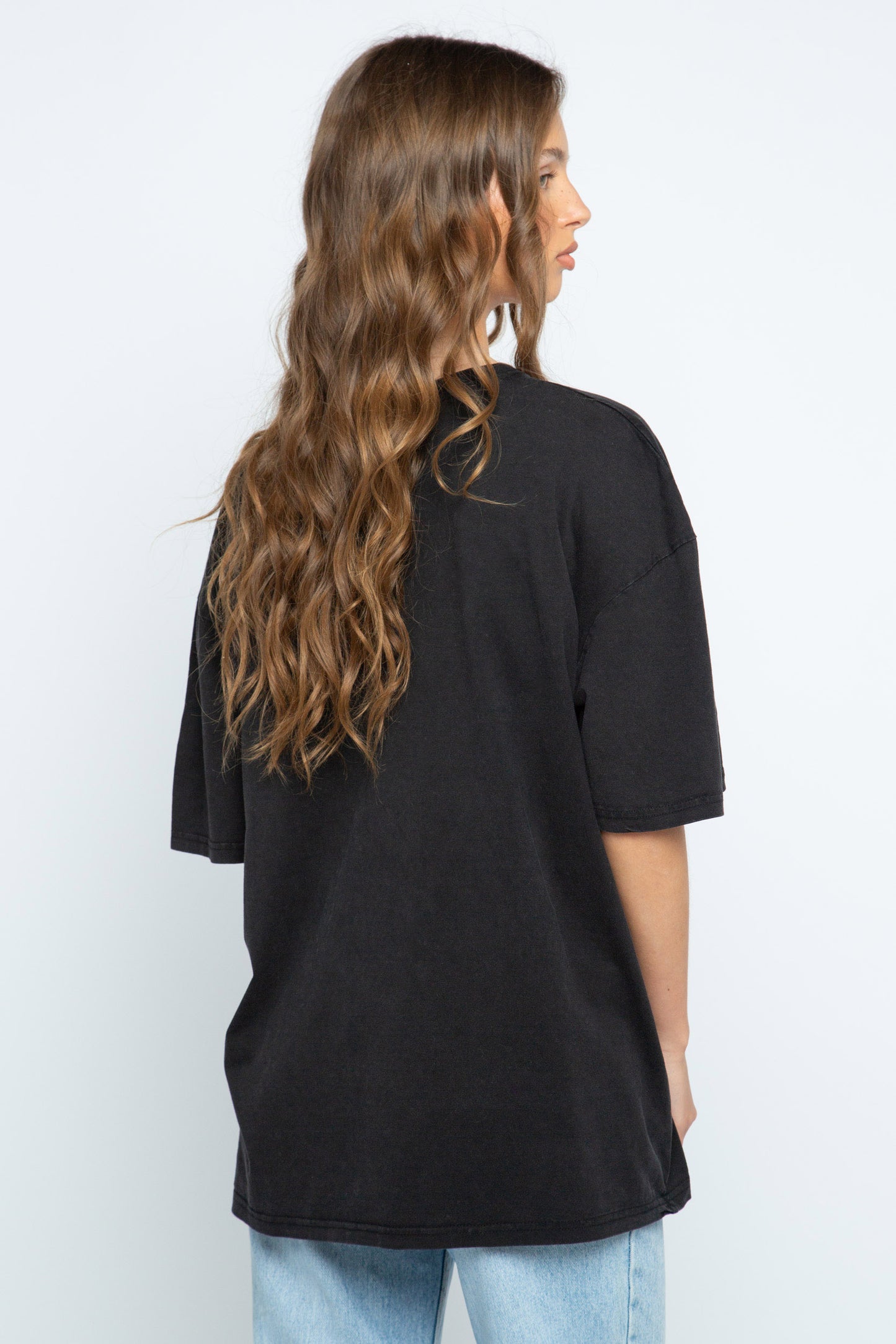 Miffy x Daisy St. Acid Wash Miffy Knitting Oversized Tee