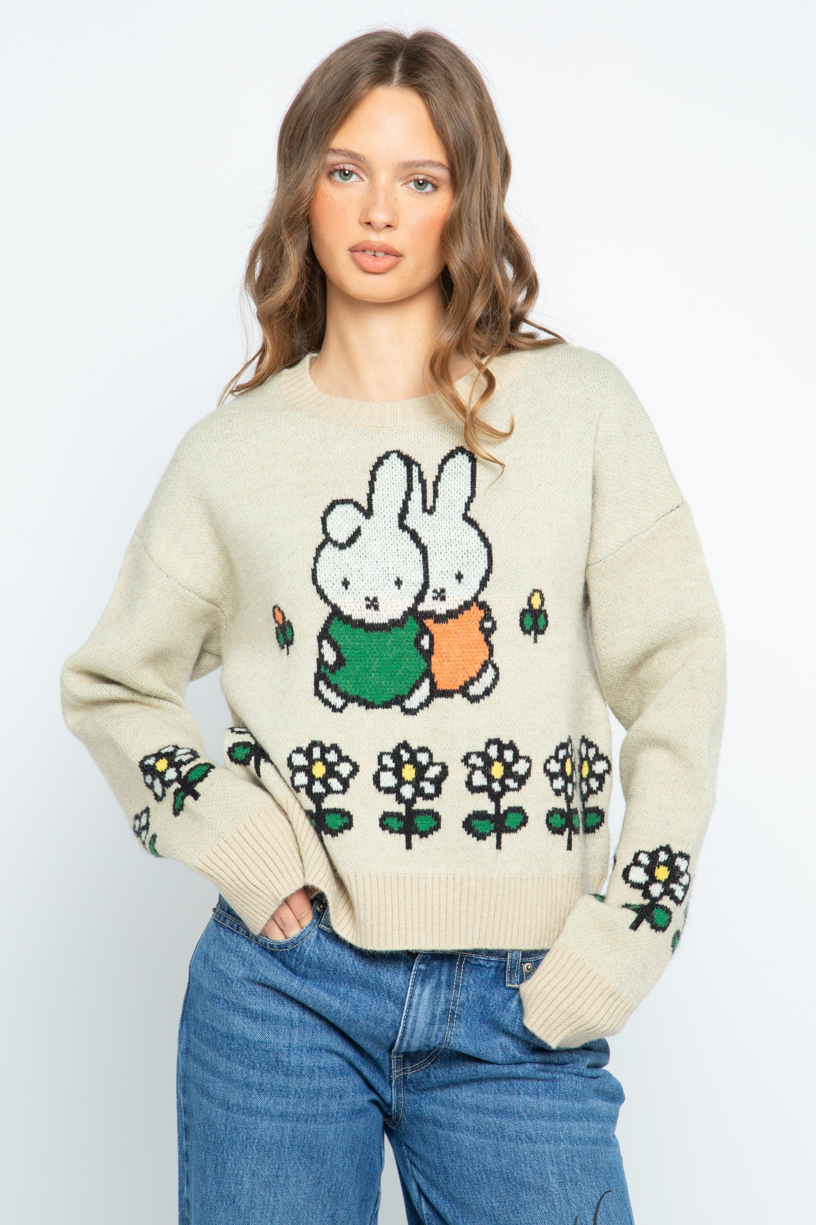 Miffy x Daisy St. Boxy Crew Neck Jumper – Daisy Street
