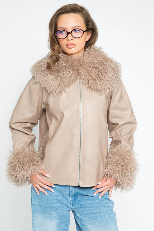 Ginger Suedette Jacket
