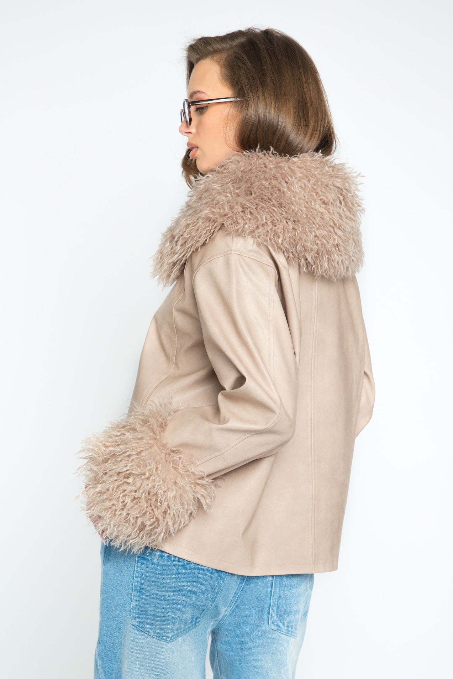 Ginger Suedette Jacket