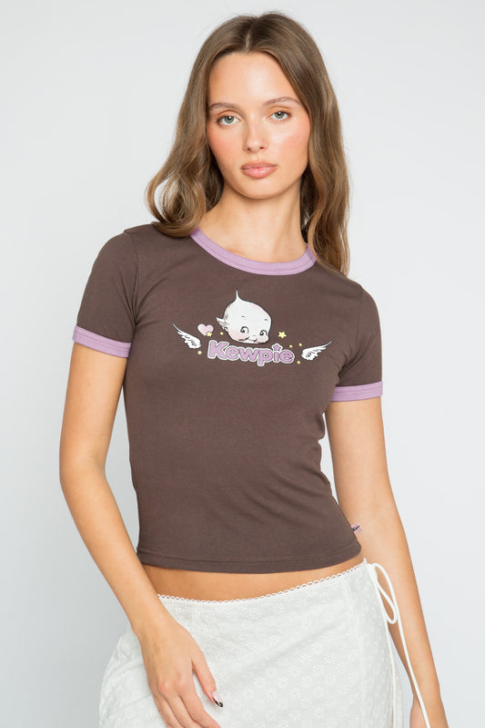 Kewpie x Daisy St. Brown Ringer Tee