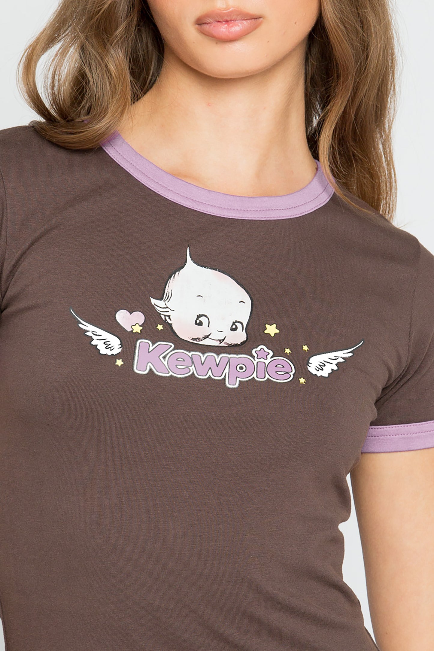 Kewpie x Daisy St. Brown Ringer Tee