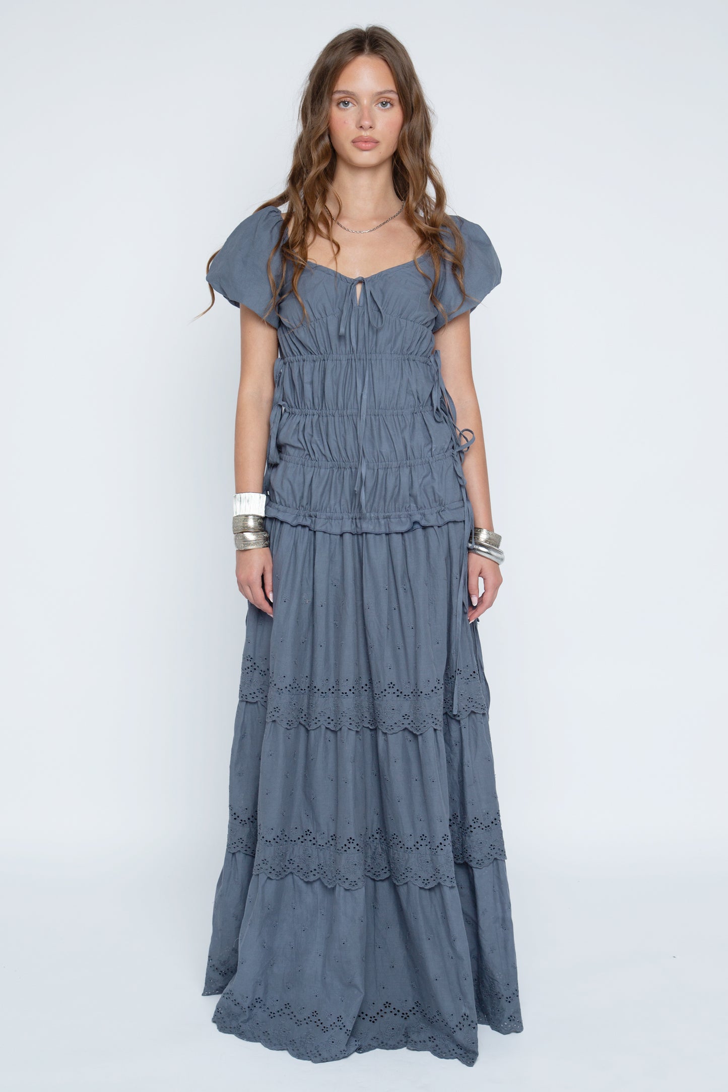 Ruey Gathered Maxi Dress