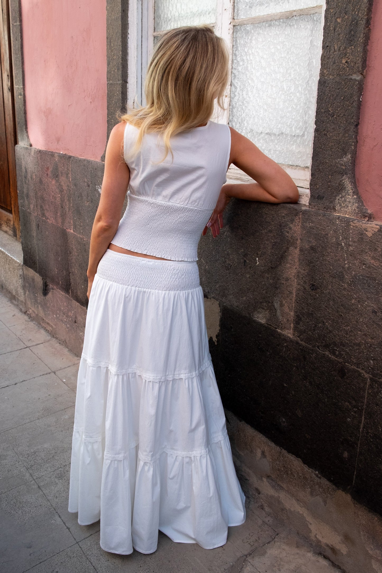 Emma Jean X Daisy St. Broderie Maxi Skirt