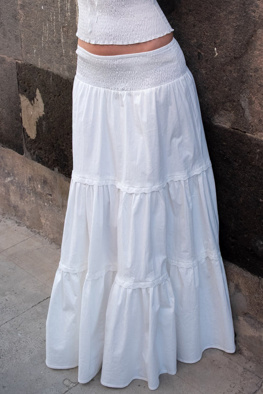 Emma Jean X Daisy St. Broderie Maxi Skirt