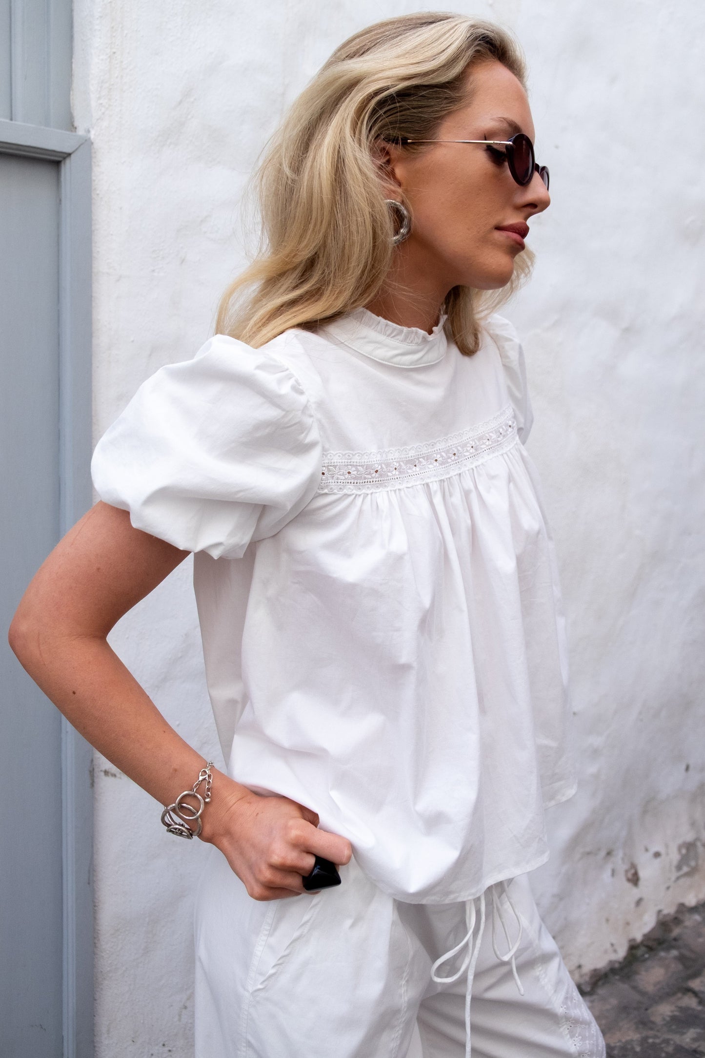 Emma Jean x Daisy St. White Smock Blouse