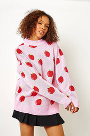 Daisy Street Apple Knitted Jumper