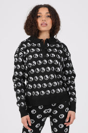 Daisy Street Knitted Yin and Yang Jumper