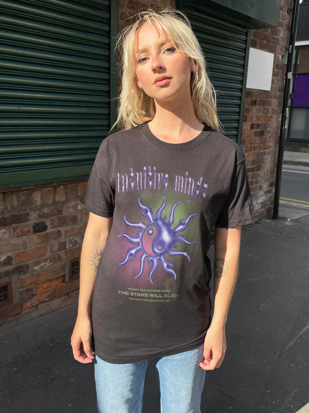 Daisy Street Relaxed T-Shirt with Intuitive Minds Graphic