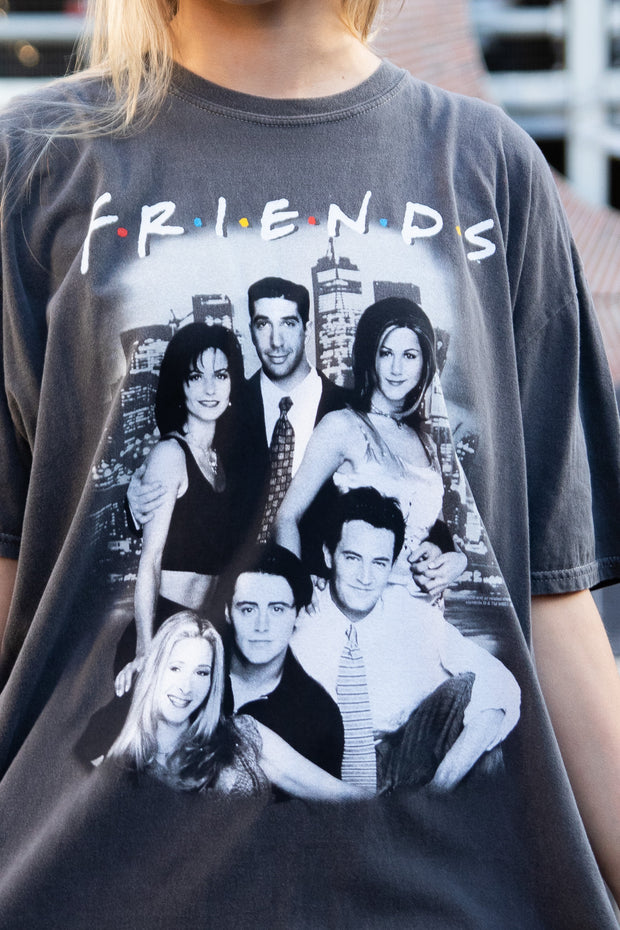 Daisy Street Relaxed T-Shirt with Friends Print