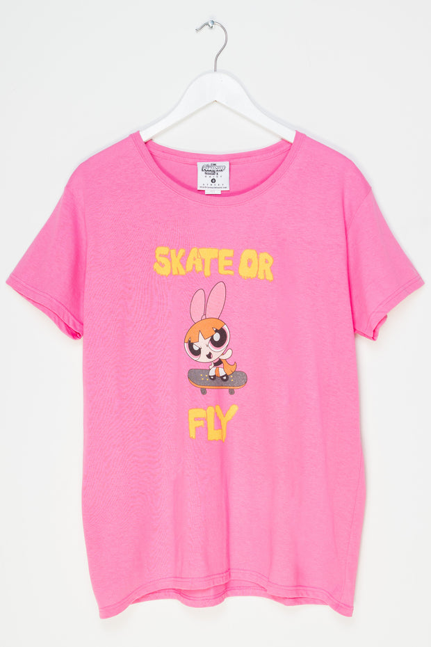 Daisy Street Relaxed T-Shirt with Powerpuff Girls Print