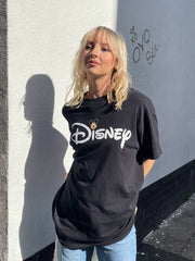 Daisy Street Relaxed T-Shirt with Disney Logo and Mickey Face Print