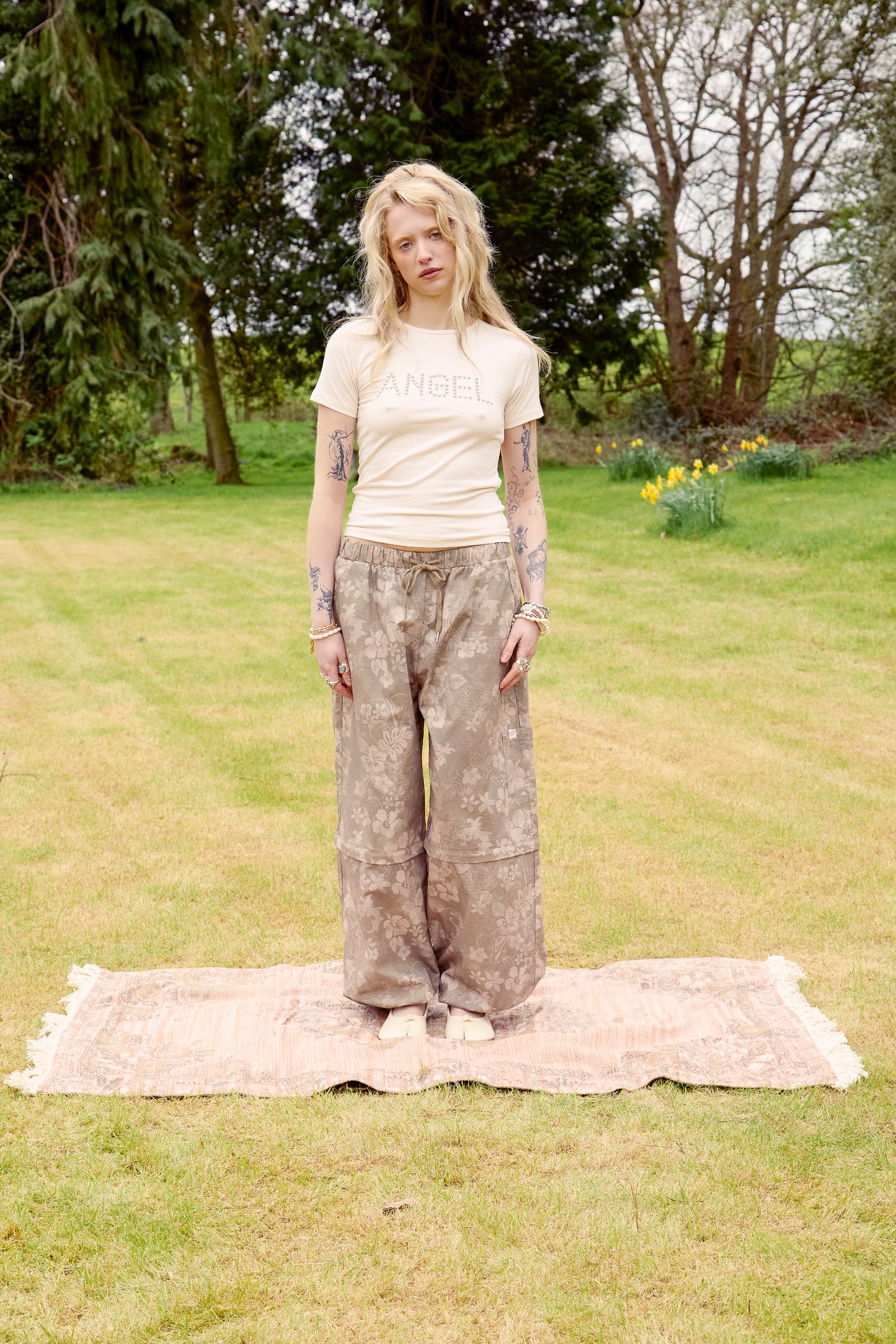 Pink Angel Studded Tee