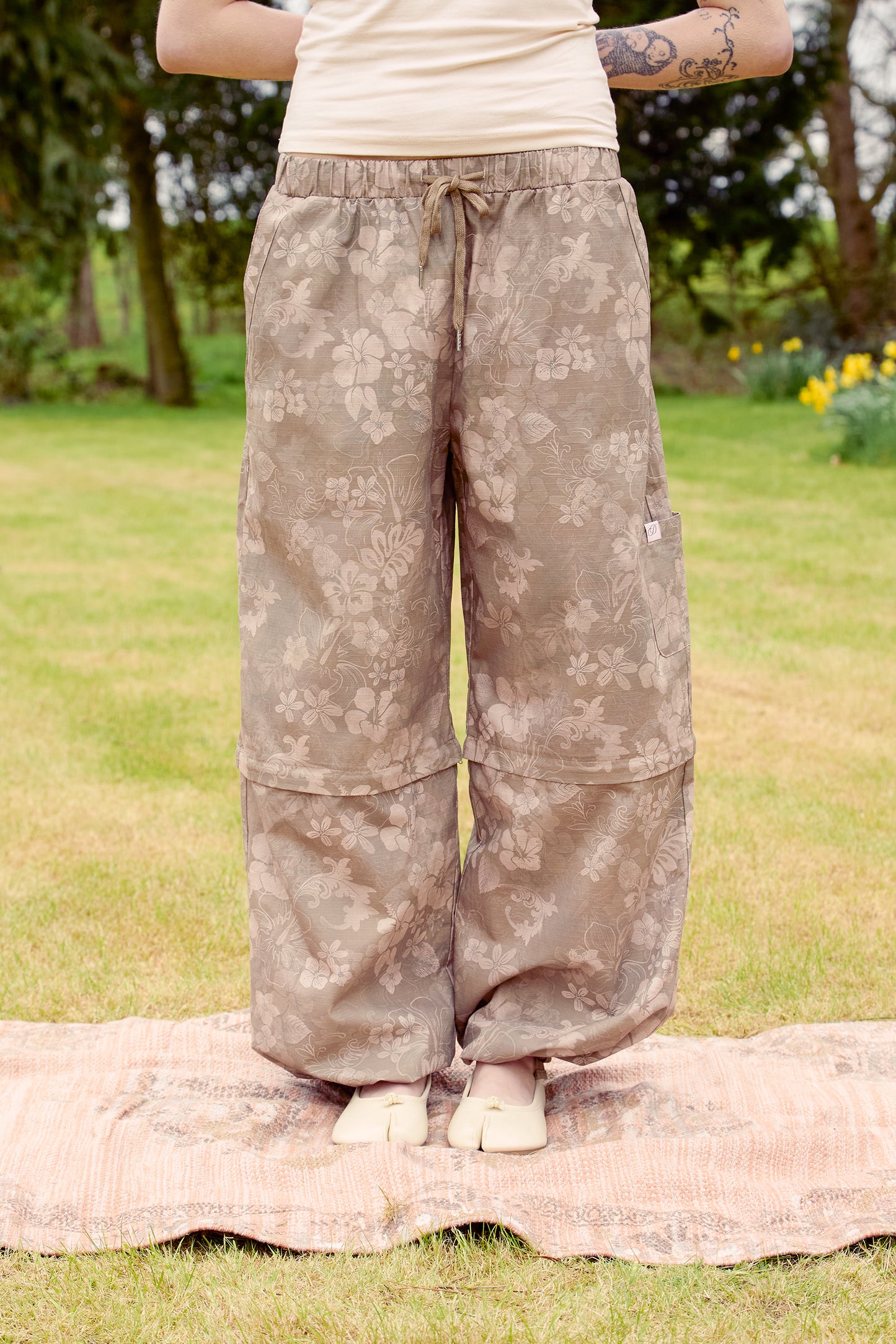 Hibiscus 2-in-1 Trousers & Shorts