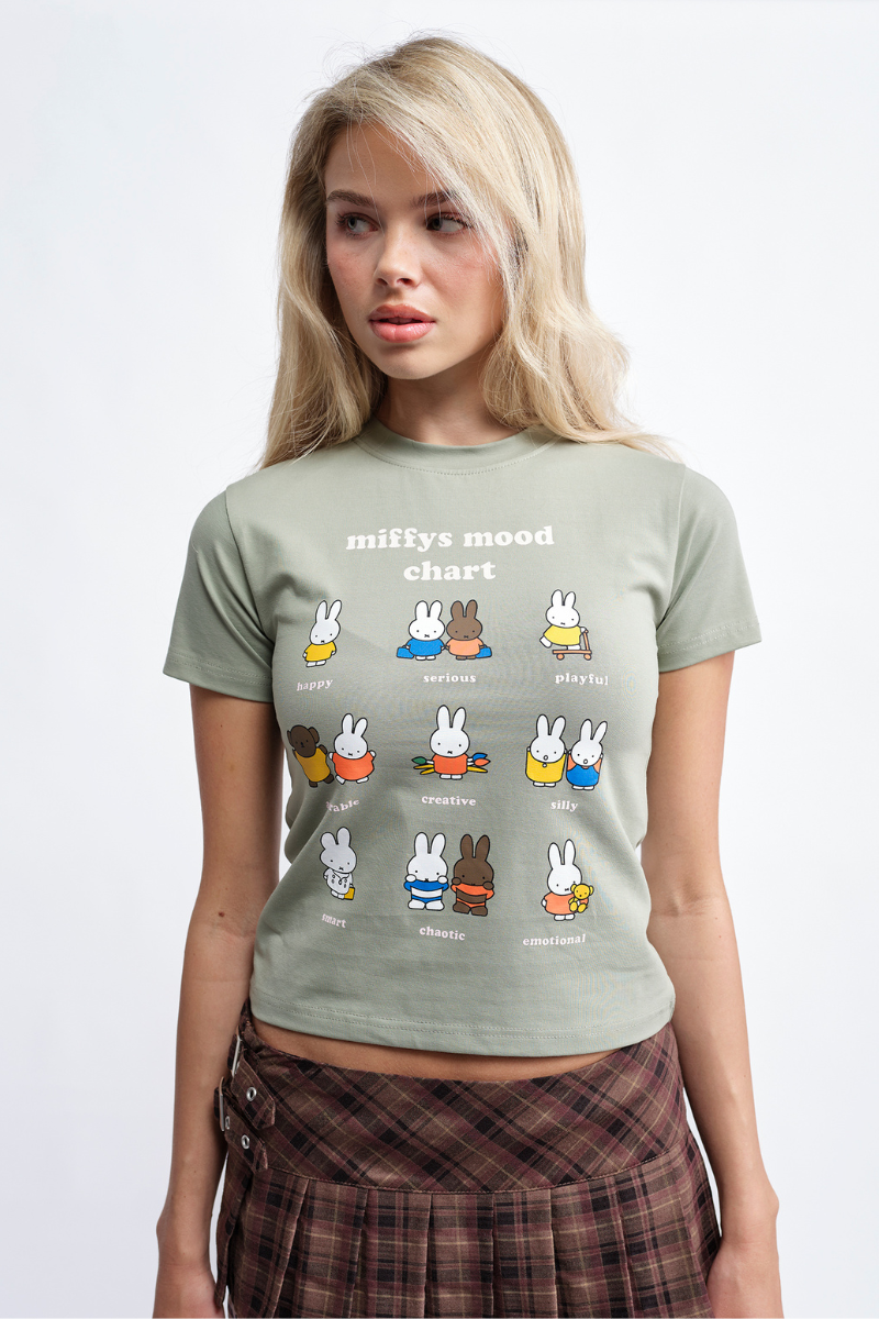 Miffy x Daisy St. Miffy's Mood Baby Tee