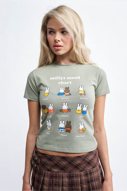 Miffy x Daisy St. Miffy's Mood Baby Tee