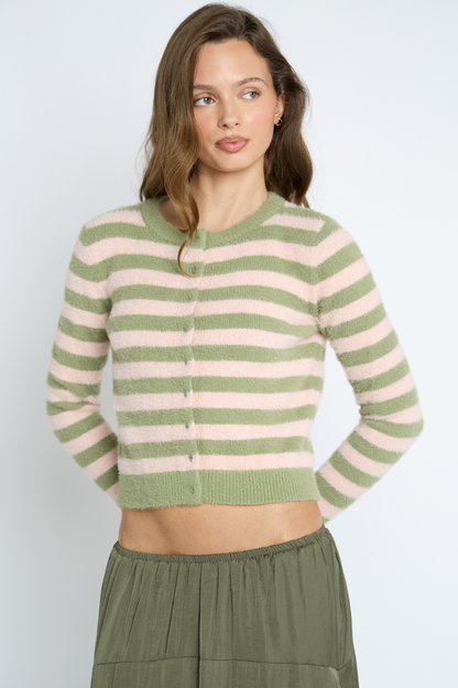 Fuzzy Cardigan