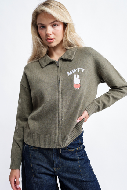 Miffy x Daisy St. Zip Cardigan