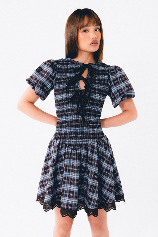 Velvet Bow Dress